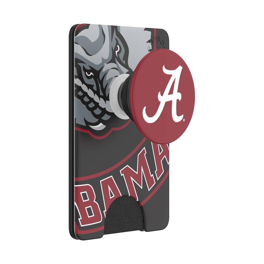 slide 2 of 5, NCAA Alabama Crimson Tide PopSockets PopWallet+ (with PopTop), 1 ct