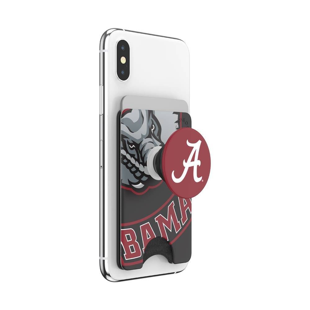 slide 5 of 5, NCAA Alabama Crimson Tide PopSockets PopWallet+ (with PopTop), 1 ct