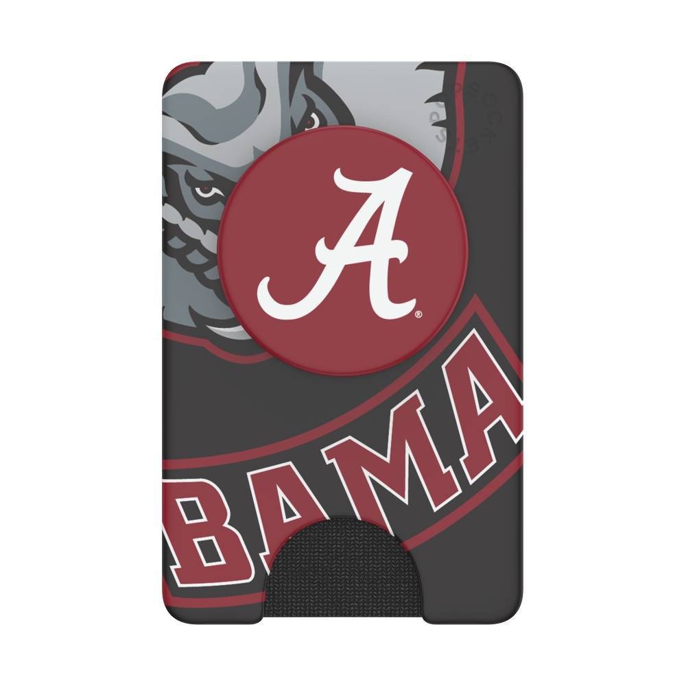 slide 1 of 5, NCAA Alabama Crimson Tide PopSockets PopWallet+ (with PopTop), 1 ct