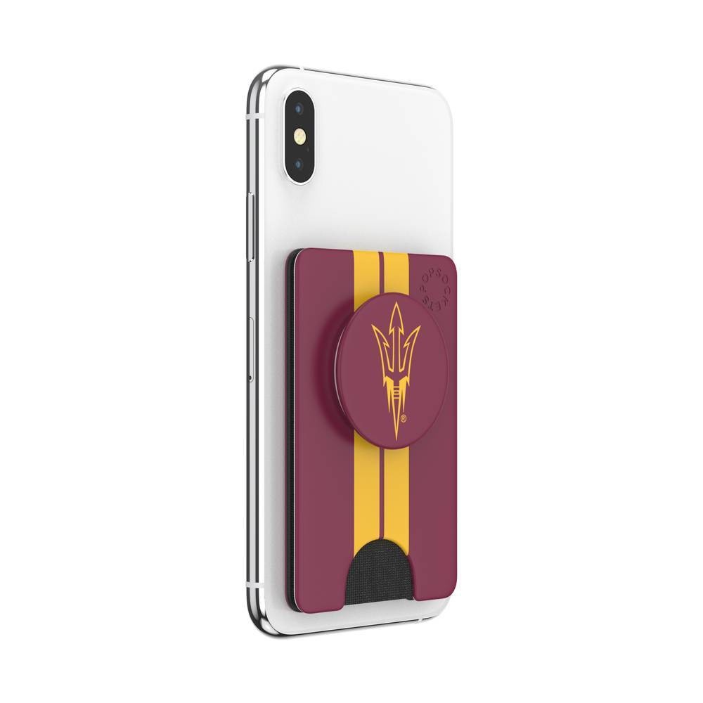 slide 2 of 5, NCAA Arizona State Sun Devils PopSockets PopWallet+ (with PopTop), 1 ct