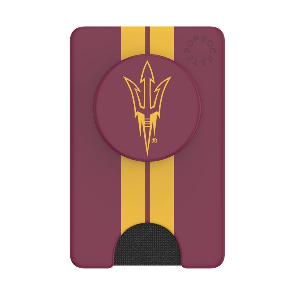 slide 1 of 5, NCAA Arizona State Sun Devils PopSockets PopWallet+ (with PopTop), 1 ct