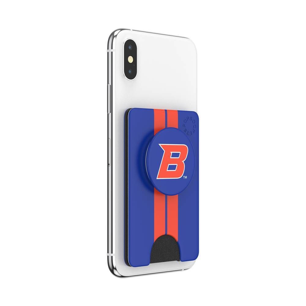 slide 3 of 4, NCAA Boise State Broncos PopSockets PopWallet+ (with PopTop), 1 ct