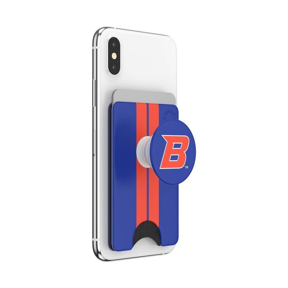 slide 4 of 4, NCAA Boise State Broncos PopSockets PopWallet+ (with PopTop), 1 ct