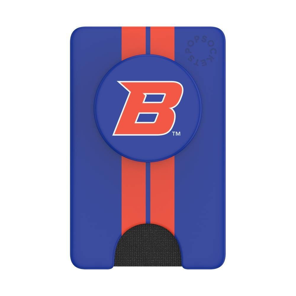 slide 1 of 4, NCAA Boise State Broncos PopSockets PopWallet+ (with PopTop), 1 ct