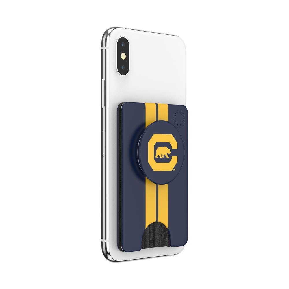 slide 3 of 3, NCAA Cal Golden Bears PopSockets PopWallet+ (with PopTop), 1 ct