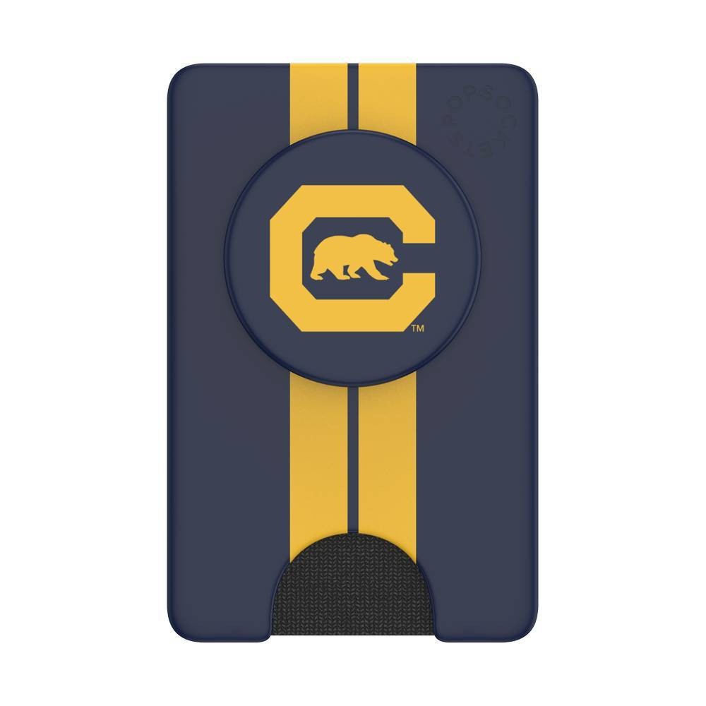 slide 1 of 3, NCAA Cal Golden Bears PopSockets PopWallet+ (with PopTop), 1 ct