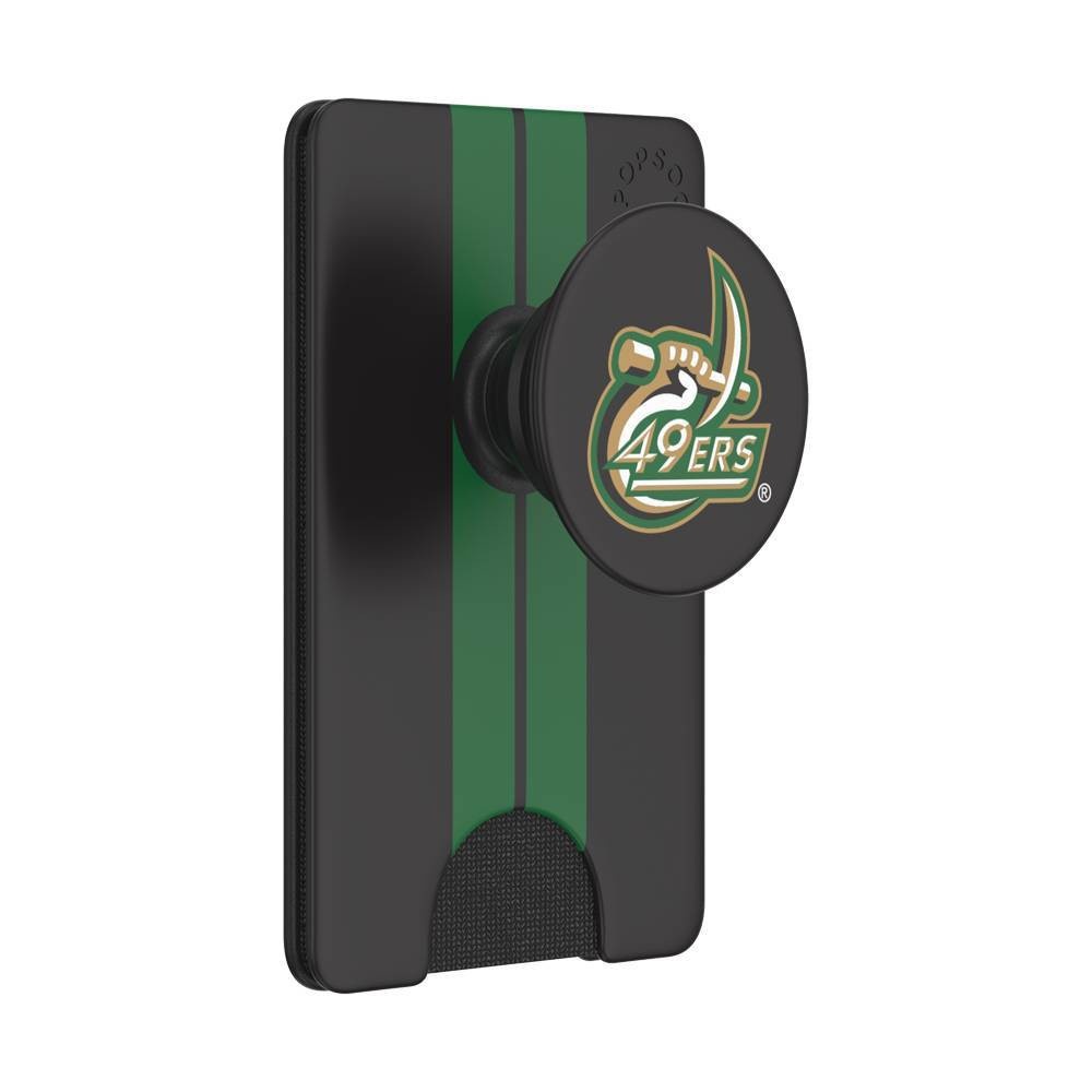 slide 2 of 5, NCAA Charlotte 49ers PopSockets PopWallet+ (with PopTop), 1 ct