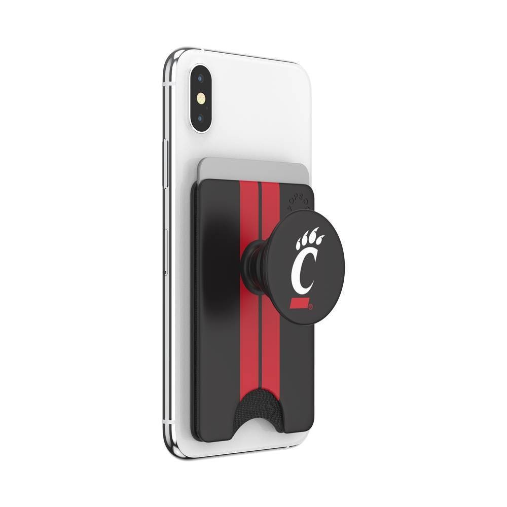 slide 5 of 5, NCAA Cincinnati Bearcats PopSockets PopWallet+ (with PopTop), 1 ct