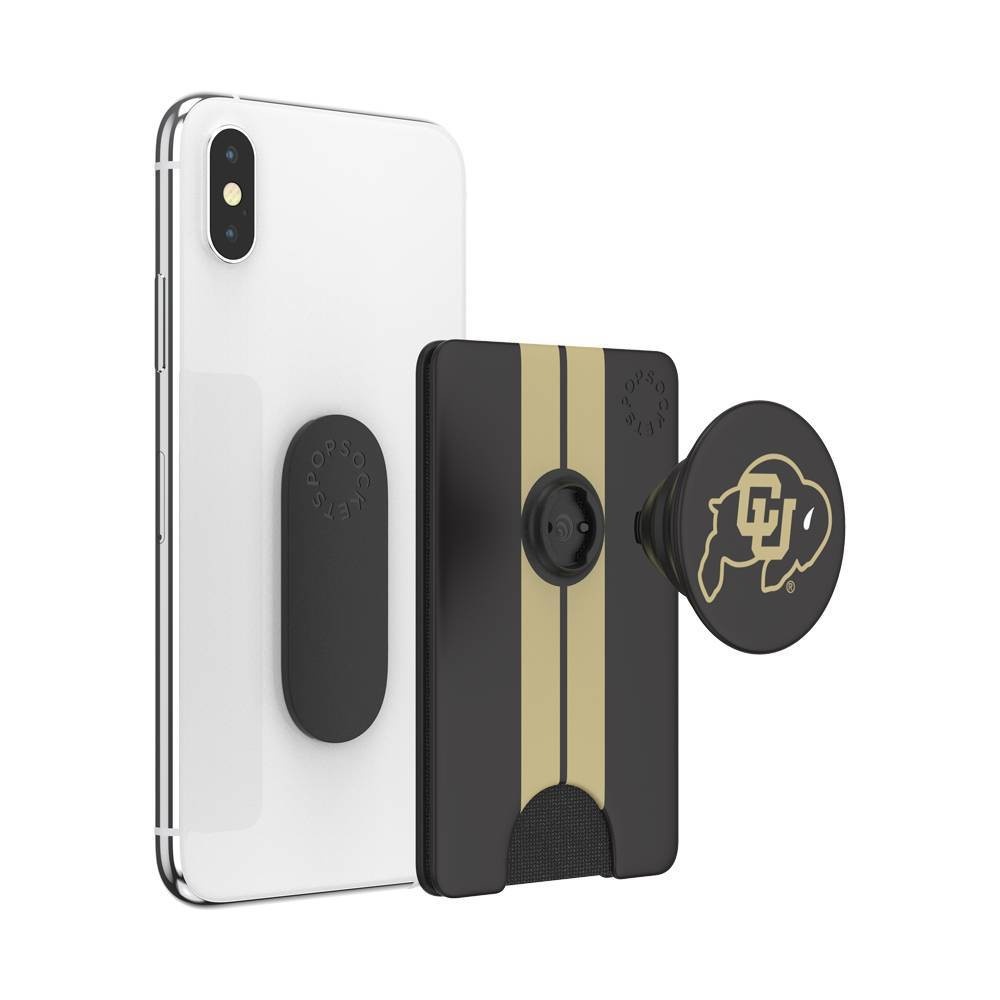 slide 3 of 5, NCAA Colorado Buffaloes PopSockets PopWallet+ (with PopTop), 1 ct