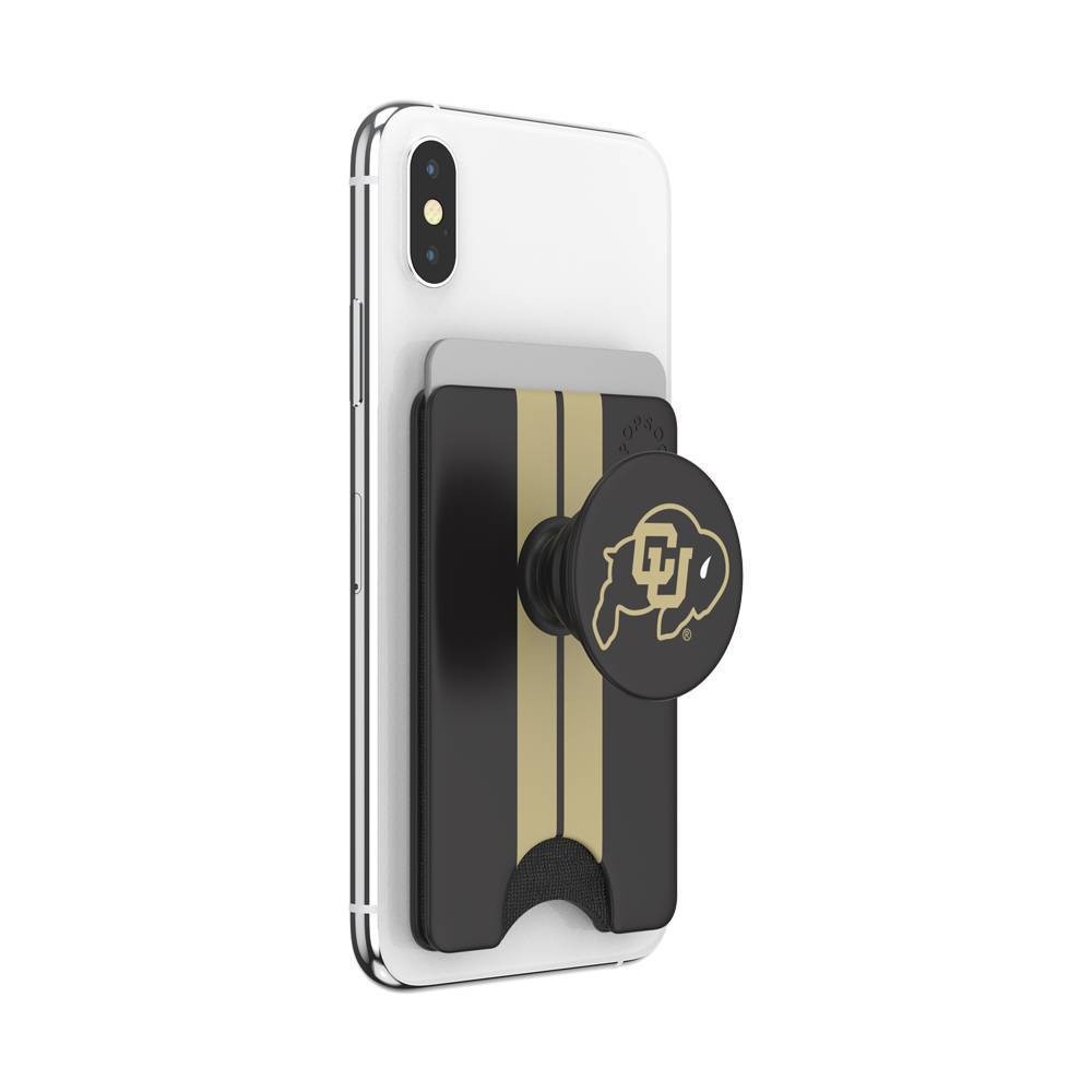 slide 5 of 5, NCAA Colorado Buffaloes PopSockets PopWallet+ (with PopTop), 1 ct