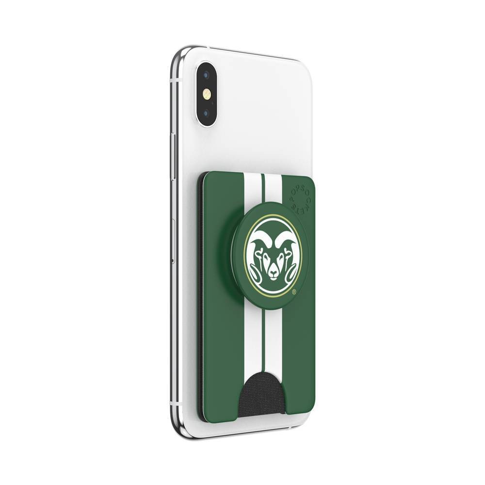 slide 3 of 4, NCAA Colorado State Rams PopSockets PopWallet+ (with PopTop), 1 ct