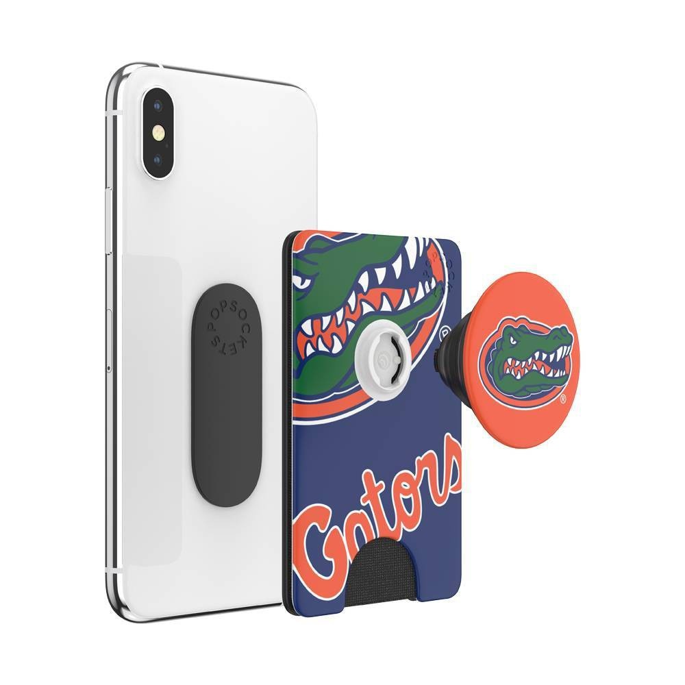 slide 3 of 5, NCAA Florida Gators PopSockets PopWallet+ (with PopTop), 1 ct