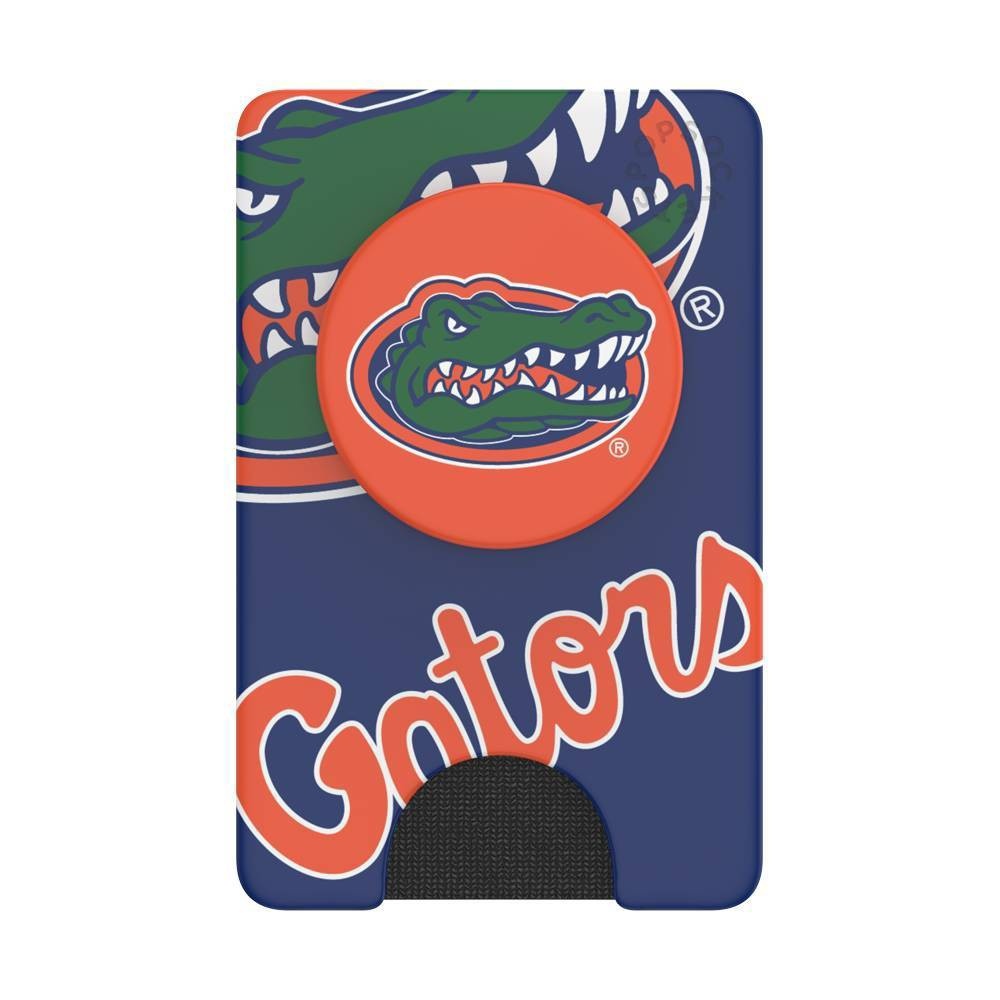 slide 1 of 5, NCAA Florida Gators PopSockets PopWallet+ (with PopTop), 1 ct