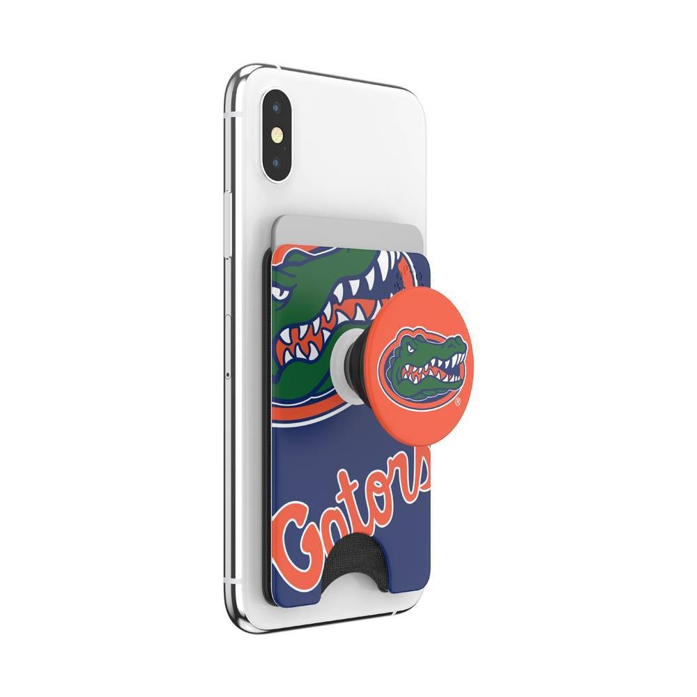 slide 5 of 5, NCAA Florida Gators PopSockets PopWallet+ (with PopTop), 1 ct