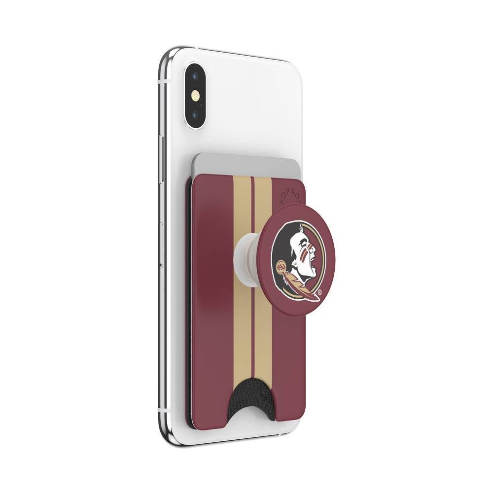 slide 5 of 5, NCAA Florida State Seminoles PopSockets PopWallet+ (with PopTop), 1 ct