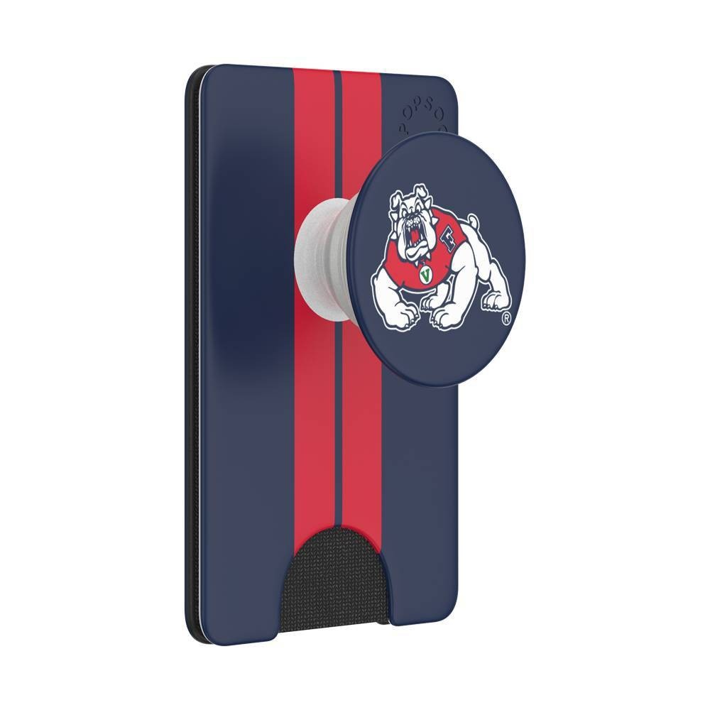 slide 2 of 5, NCAA Fresno State Bulldogs PopSockets PopWallet+ (with PopTop), 1 ct