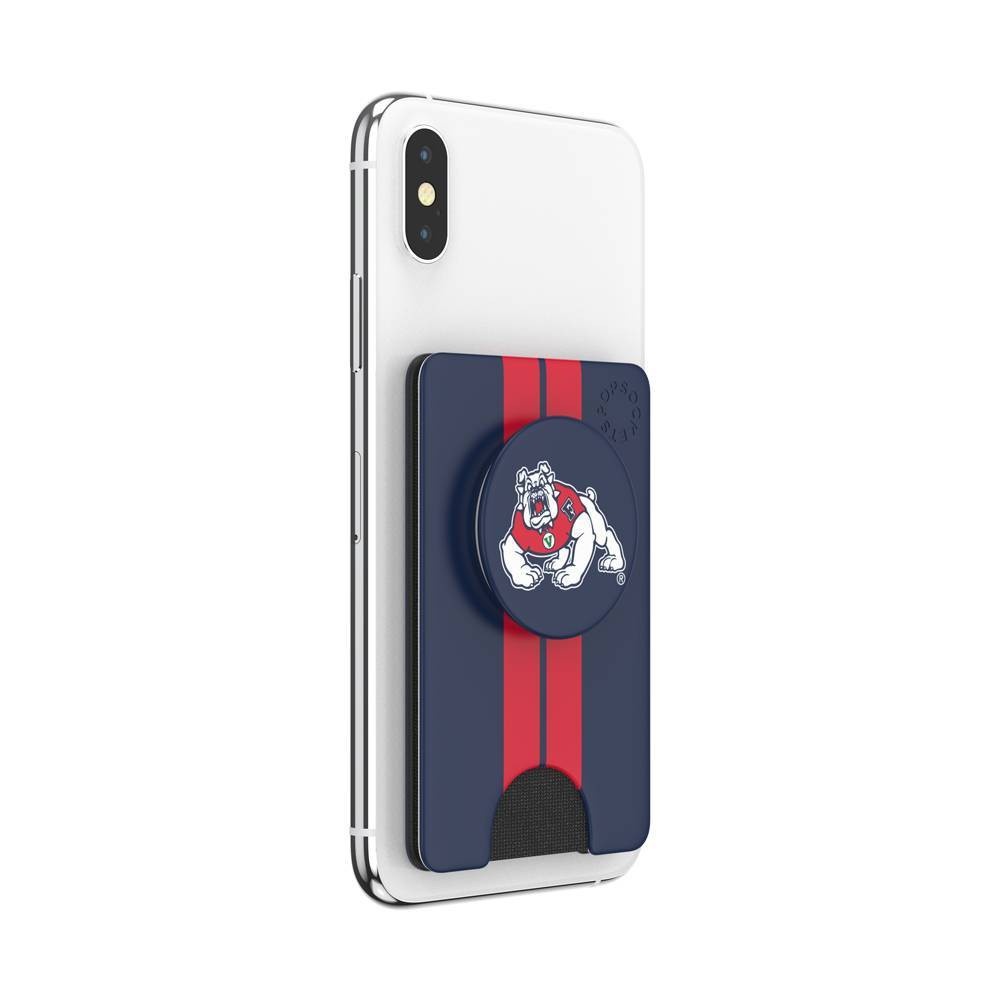 slide 4 of 5, NCAA Fresno State Bulldogs PopSockets PopWallet+ (with PopTop), 1 ct