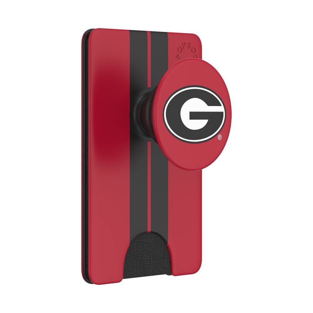 slide 2 of 5, NCAA Georgia Bulldogs PopSockets PopWallet+ (with PopTop), 1 ct