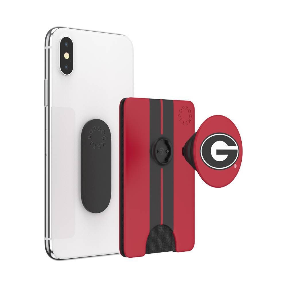 slide 3 of 5, NCAA Georgia Bulldogs PopSockets PopWallet+ (with PopTop), 1 ct