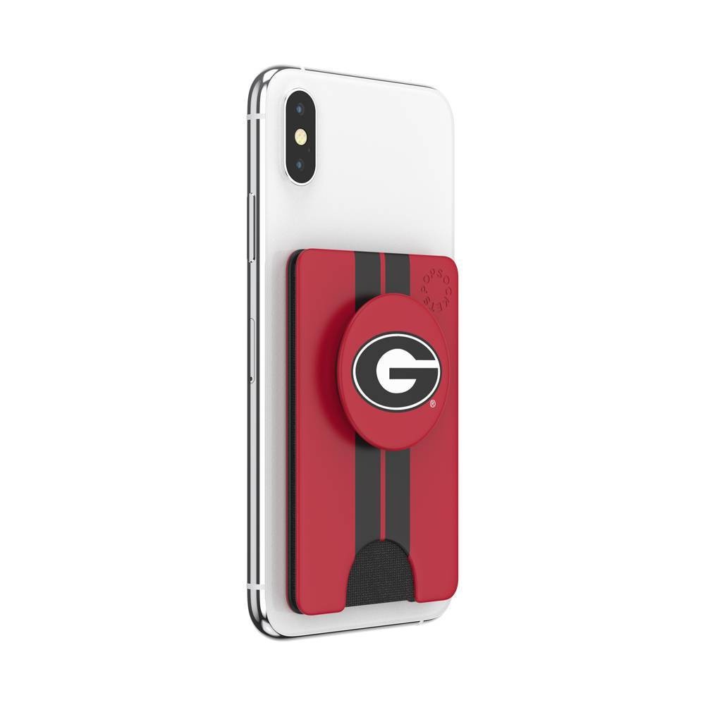 slide 4 of 5, NCAA Georgia Bulldogs PopSockets PopWallet+ (with PopTop), 1 ct