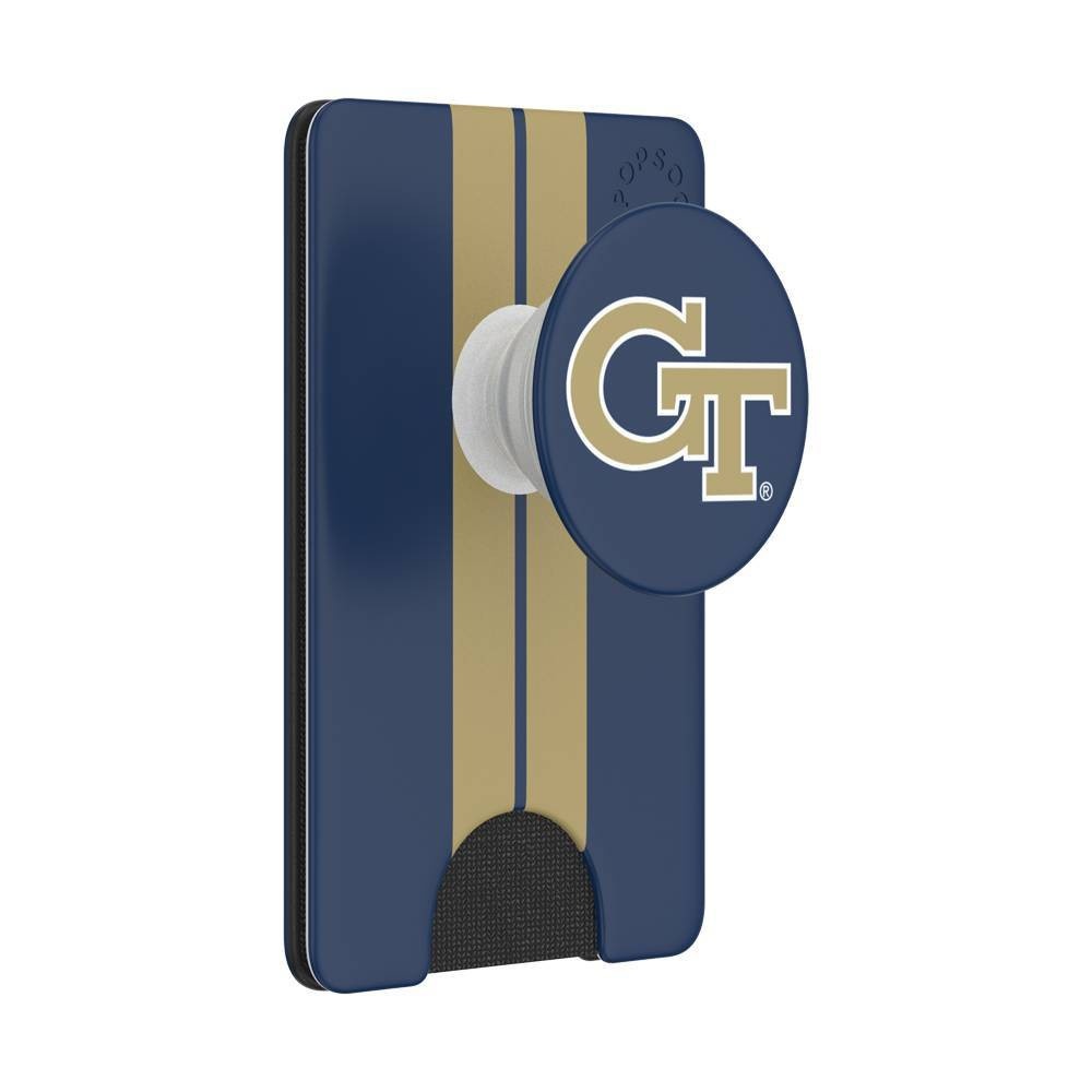 slide 3 of 5, NCAA Georgia Tech Yellow Jackets PopSockets PopWallet+ (with PopTop), 1 ct