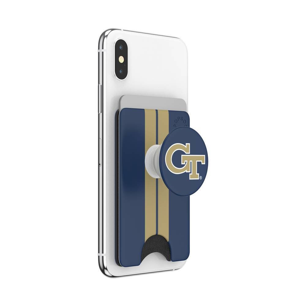 slide 5 of 5, NCAA Georgia Tech Yellow Jackets PopSockets PopWallet+ (with PopTop), 1 ct