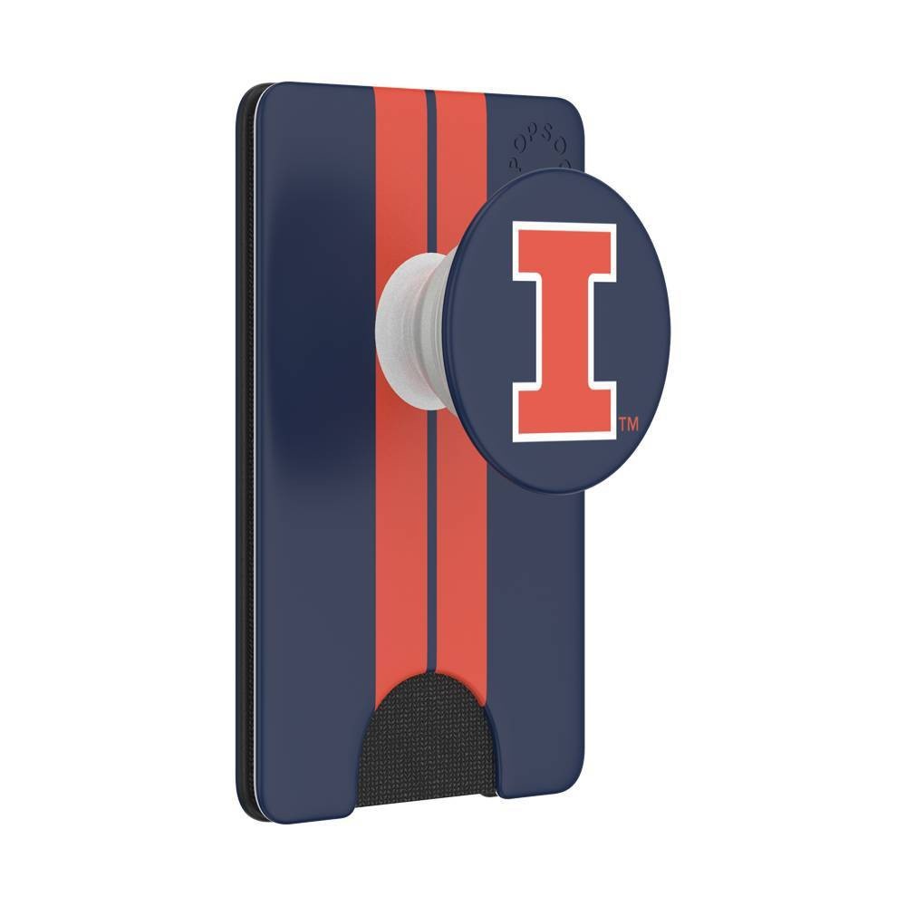 slide 2 of 5, NCAA Illinois Fighting Illini PopSockets PopWallet+ (with PopTop), 1 ct