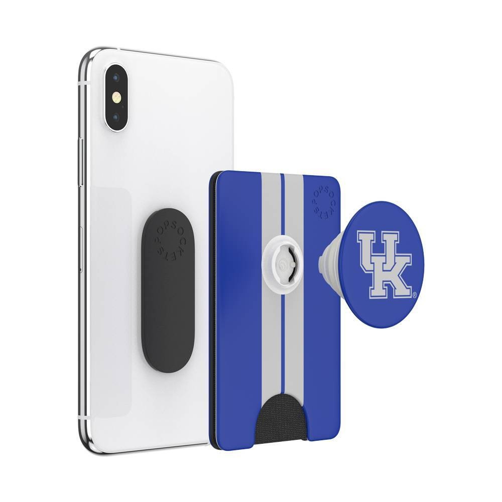 slide 3 of 5, NCAA Kentucky Wildcats PopSockets PopWallet+ (with PopTop), 1 ct