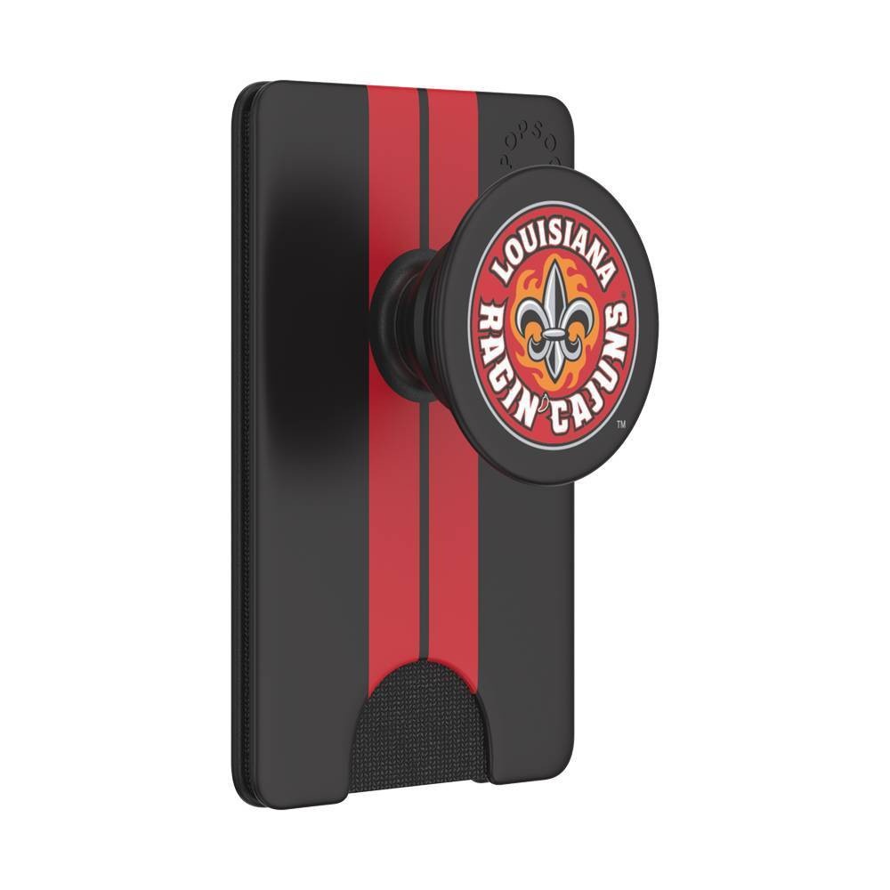 slide 2 of 5, NCAA Louisiana Ragin' Cajuns PopSockets PopWallet+ (with PopTop), 1 ct