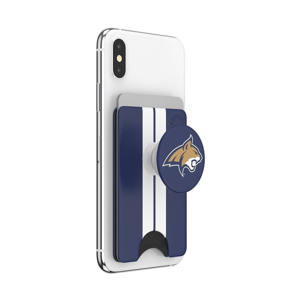 slide 5 of 5, NCAA Montana State Bobcats PopSockets PopWallet+ (with PopTop), 1 ct