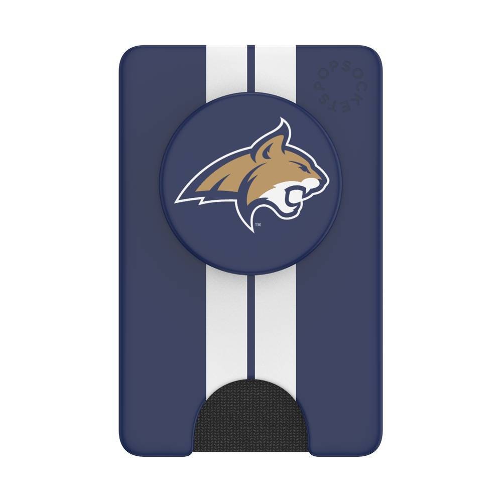 slide 1 of 5, NCAA Montana State Bobcats PopSockets PopWallet+ (with PopTop), 1 ct