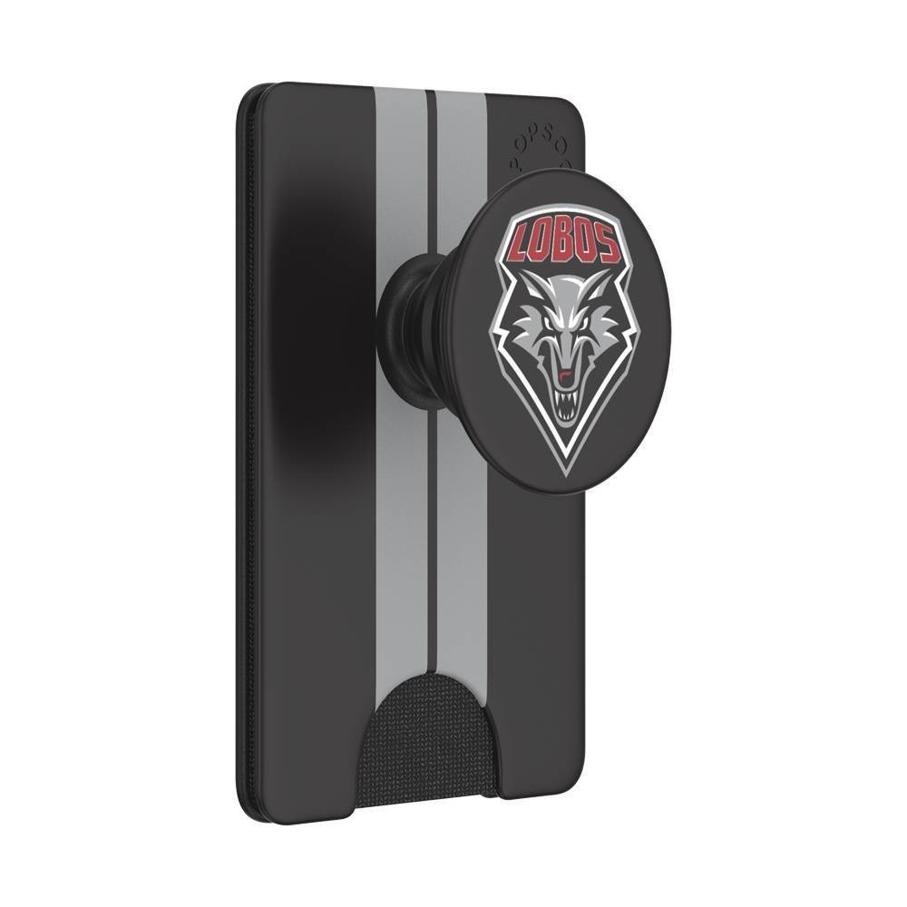 slide 2 of 5, NCAA New Mexico Lobos PopSockets PopWallet+ (with PopTop), 1 ct