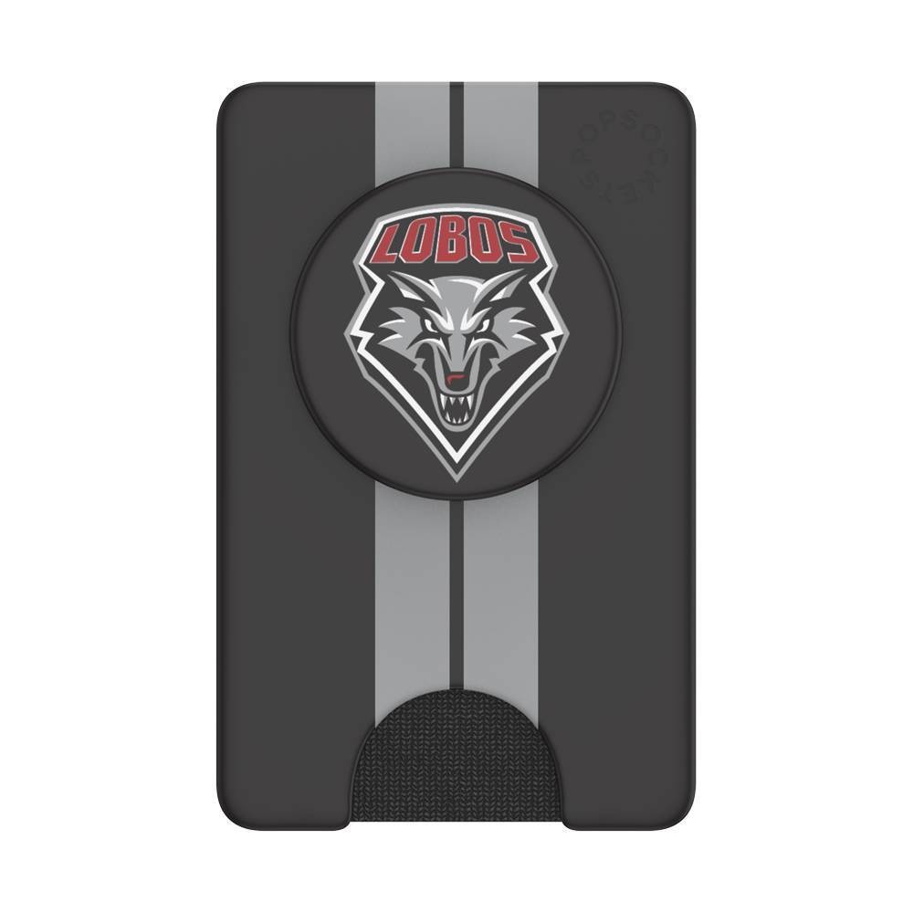 slide 1 of 5, NCAA New Mexico Lobos PopSockets PopWallet+ (with PopTop), 1 ct