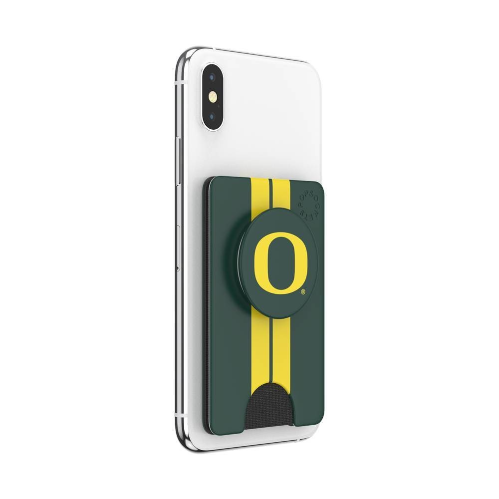 slide 4 of 5, NCAA Oregon Ducks PopSockets PopWallet+ (with PopTop), 1 ct