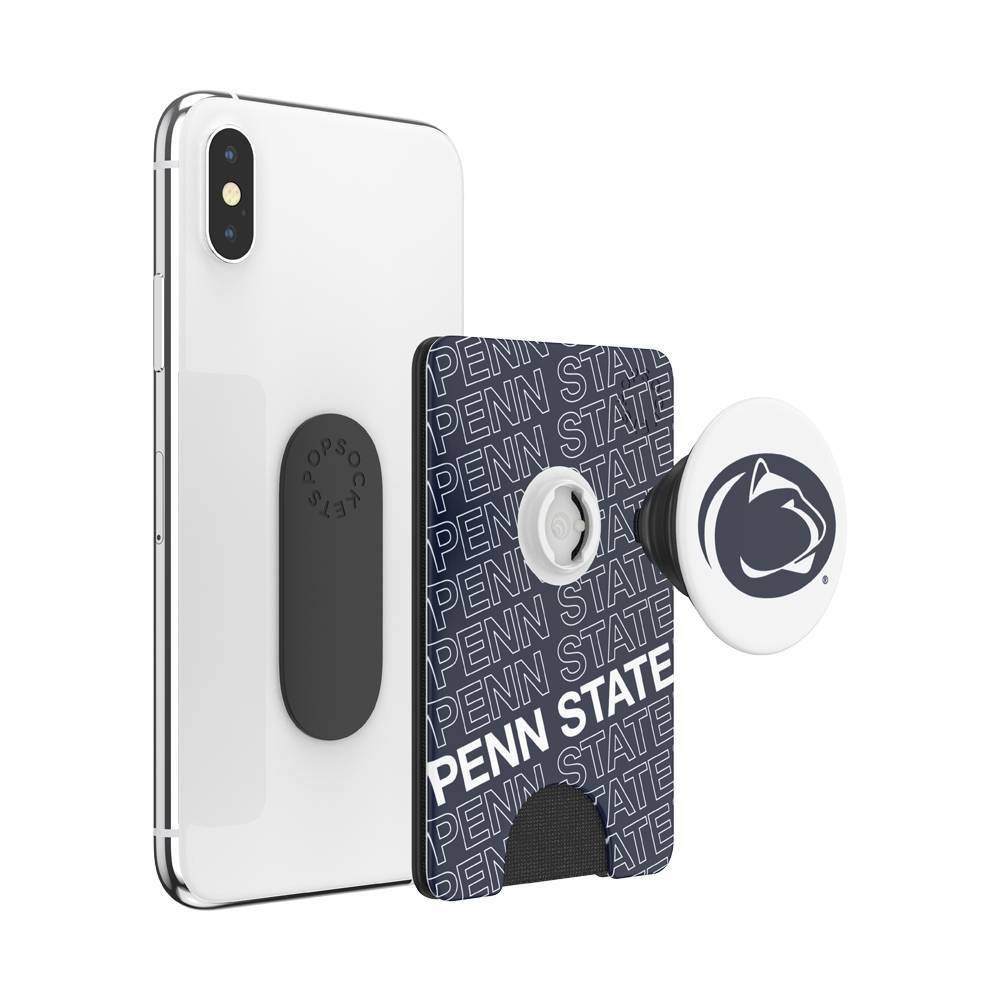 slide 3 of 5, NCAA Penn State Nittany Lions PopSockets PopWallet+ (with PopTop), 1 ct