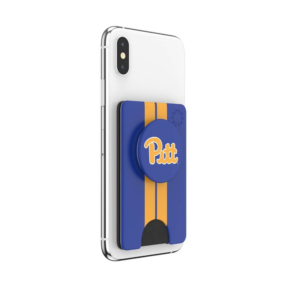 slide 4 of 5, NCAA Pitt Panthers PopSockets PopWallet+ (with PopTop), 1 ct