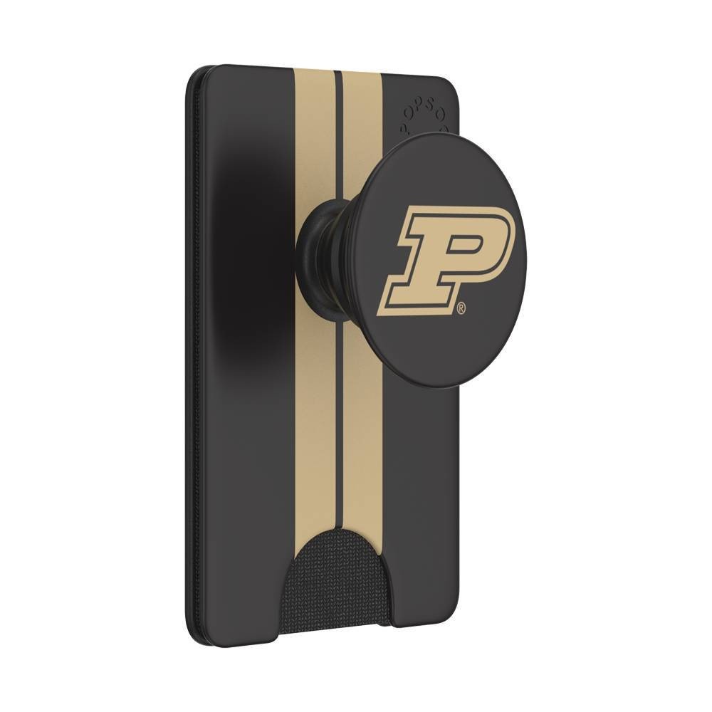 slide 2 of 5, NCAA Purdue Boilermakers PopSockets PopWallet+ (with PopTop), 1 ct