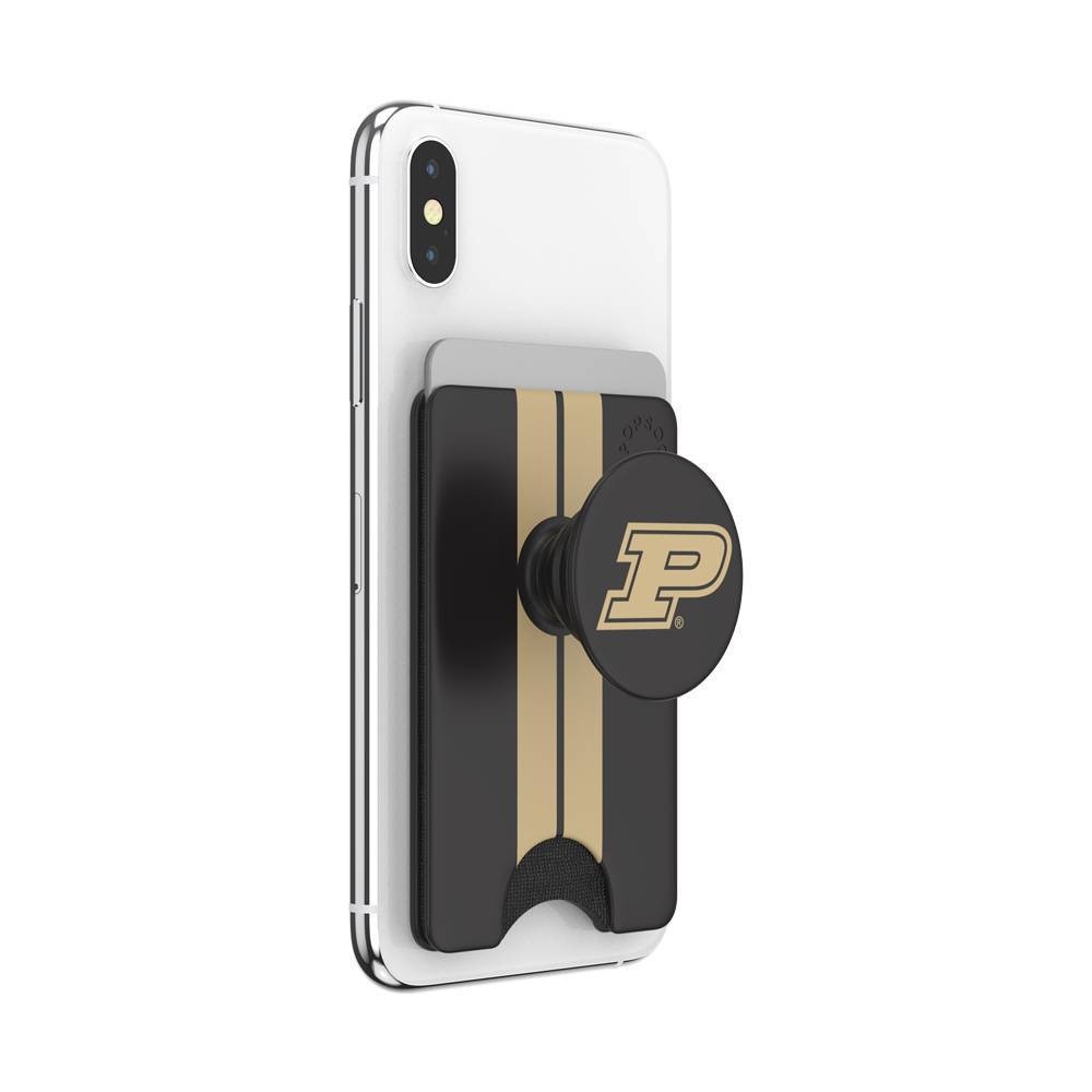 slide 5 of 5, NCAA Purdue Boilermakers PopSockets PopWallet+ (with PopTop), 1 ct