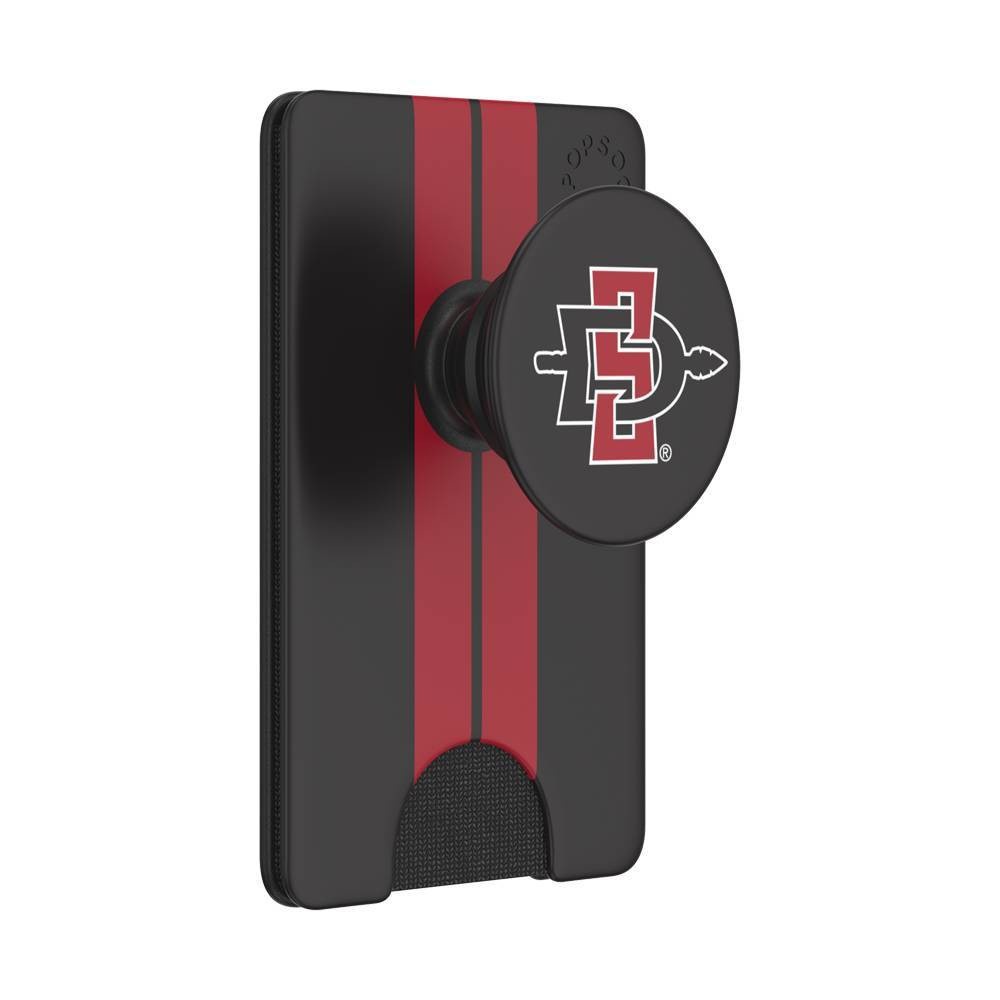 slide 2 of 5, NCAA San Diego State Aztecs PopSockets PopWallet+ (with PopTop), 1 ct