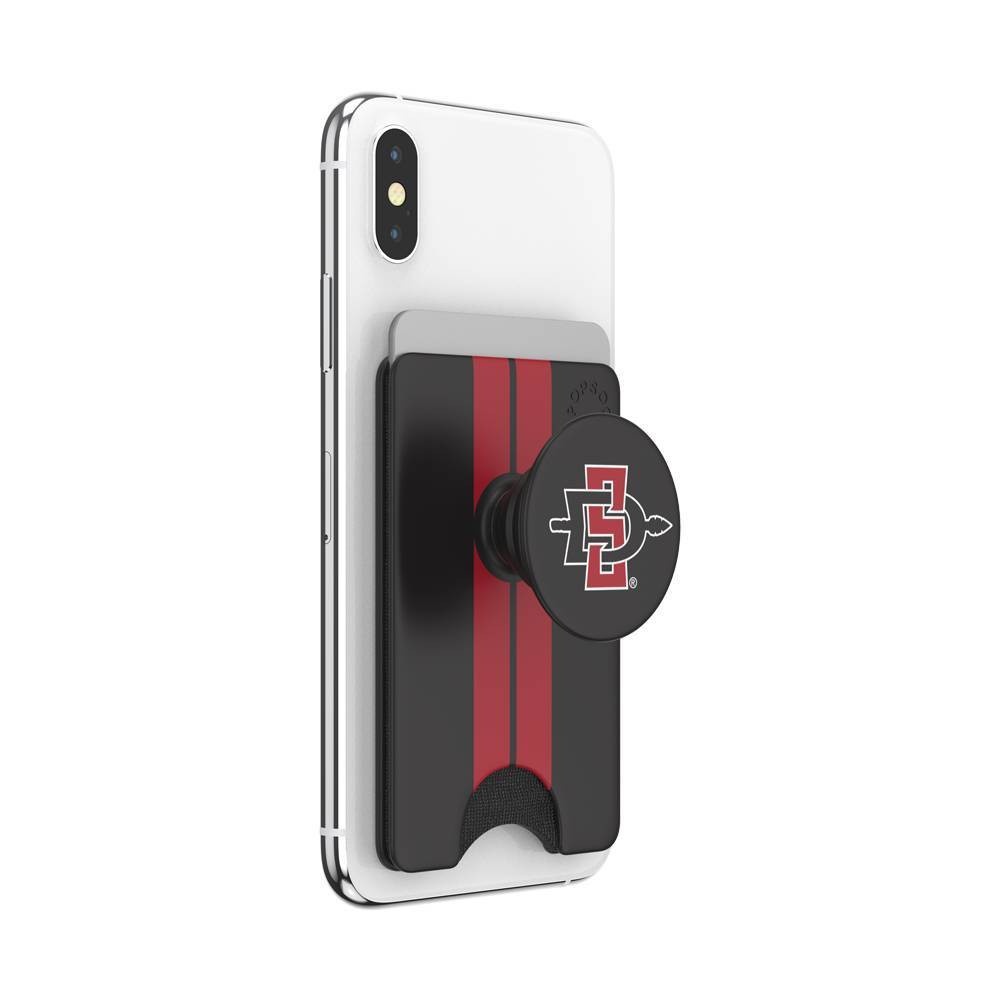 slide 5 of 5, NCAA San Diego State Aztecs PopSockets PopWallet+ (with PopTop), 1 ct