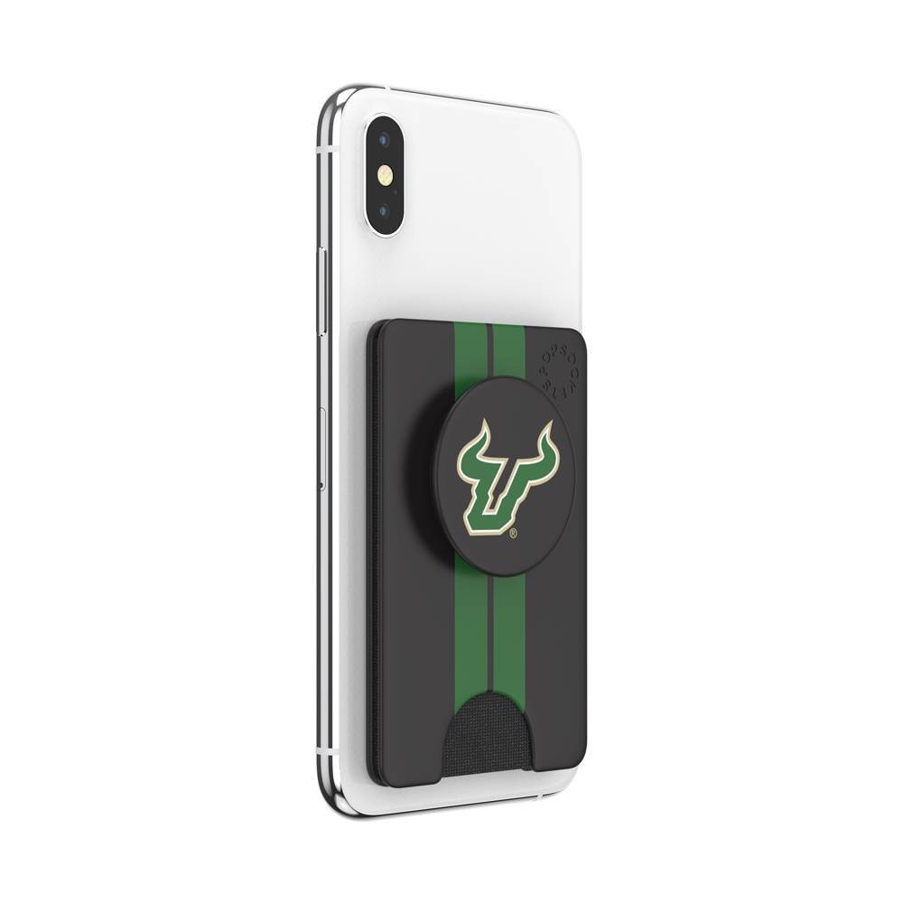 slide 4 of 5, NCAA South Florida Bulls PopSockets PopWallet+ (with PopTop), 1 ct