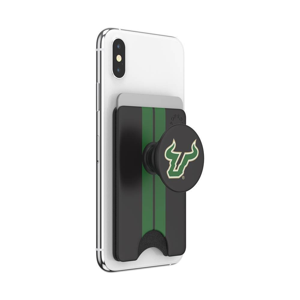 slide 5 of 5, NCAA South Florida Bulls PopSockets PopWallet+ (with PopTop), 1 ct