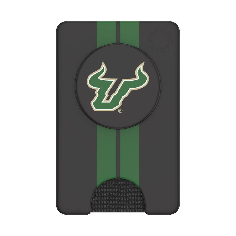 slide 1 of 5, NCAA South Florida Bulls PopSockets PopWallet+ (with PopTop), 1 ct