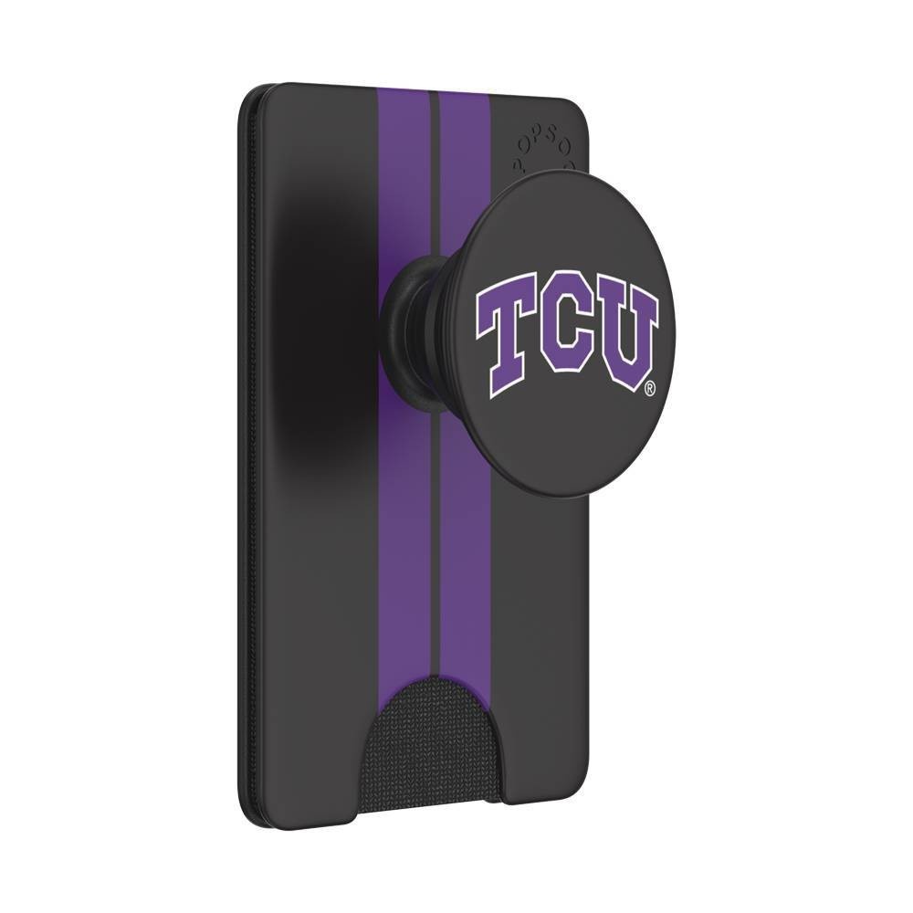 slide 2 of 5, NCAA TCU Horned Frogs PopSockets PopWallet+ (with PopTop), 1 ct