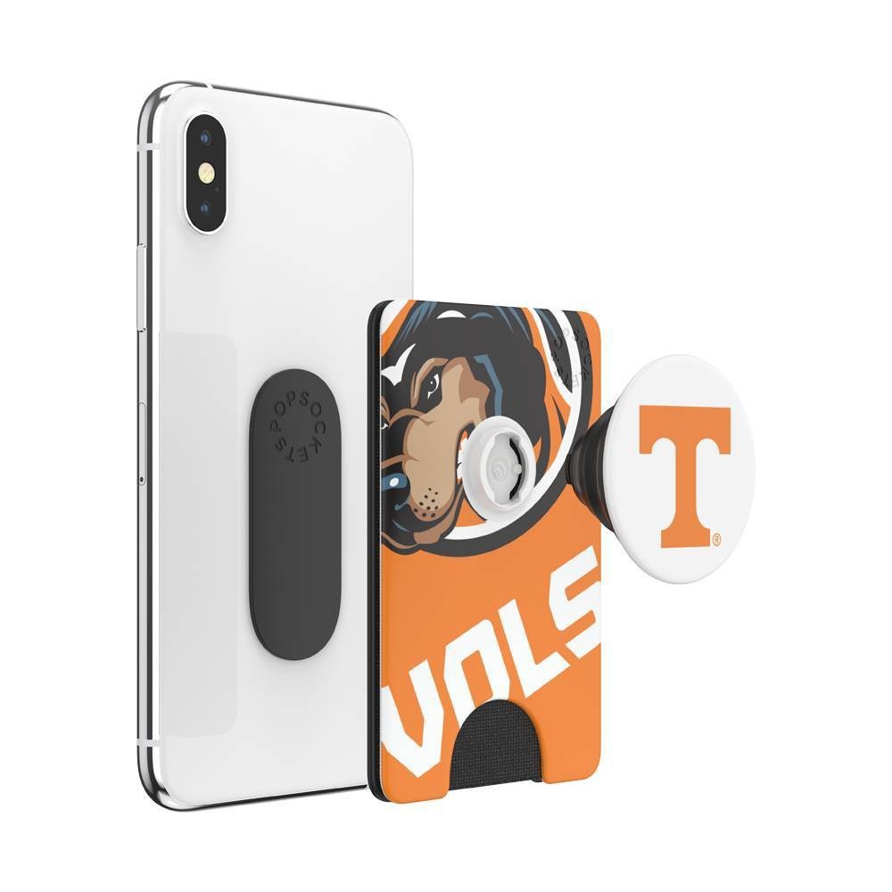 slide 3 of 5, NCAA Tennessee Volunteers PopSockets PopWallet+ (with PopTop), 1 ct