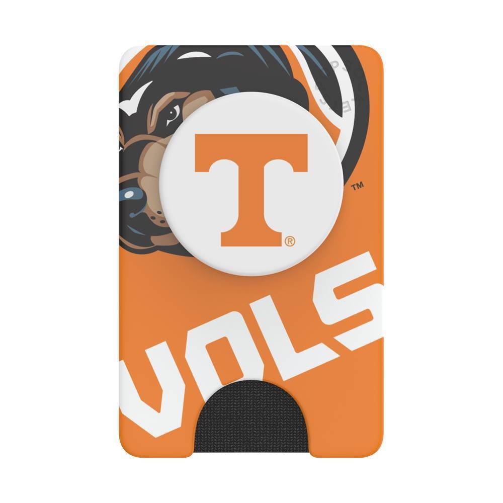 slide 1 of 5, NCAA Tennessee Volunteers PopSockets PopWallet+ (with PopTop), 1 ct