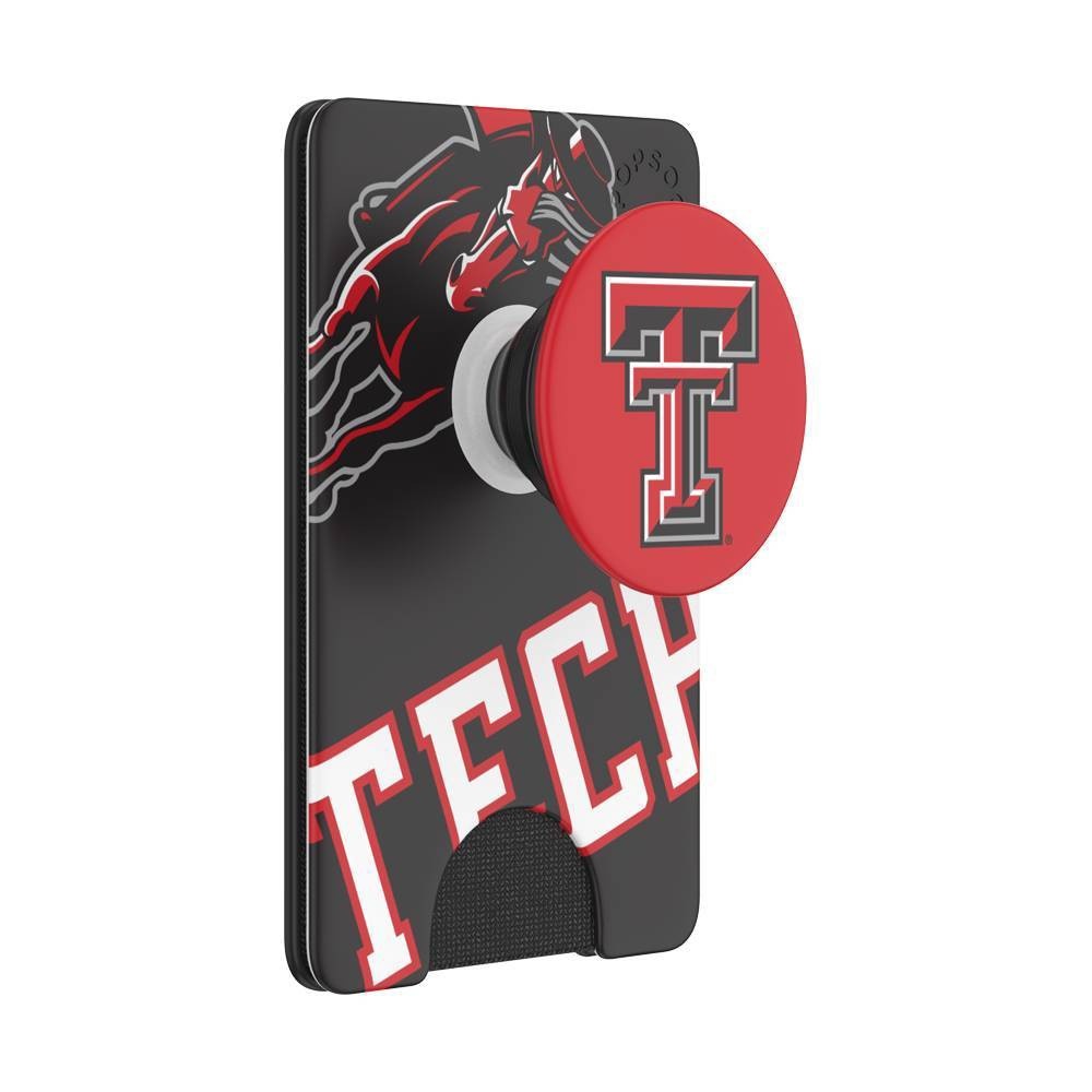 slide 2 of 5, NCAA Texas Tech Red Raiders PopSockets PopWallet+ (with PopTop), 1 ct