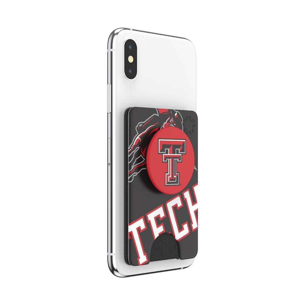 slide 4 of 5, NCAA Texas Tech Red Raiders PopSockets PopWallet+ (with PopTop), 1 ct