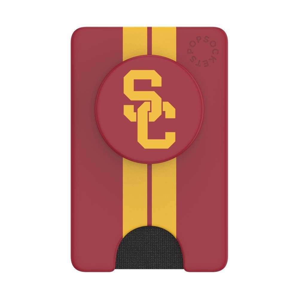 slide 1 of 5, NCAA USC Trojans PopSockets PopWallet+ (with PopTop), 1 ct