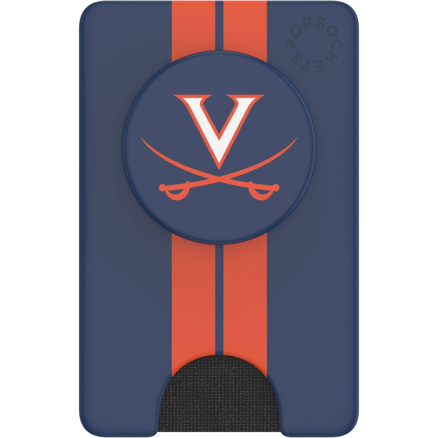 slide 1 of 5, NCAA Virginia Cavaliers PopSockets PopWallet+ (with PopTop), 1 ct